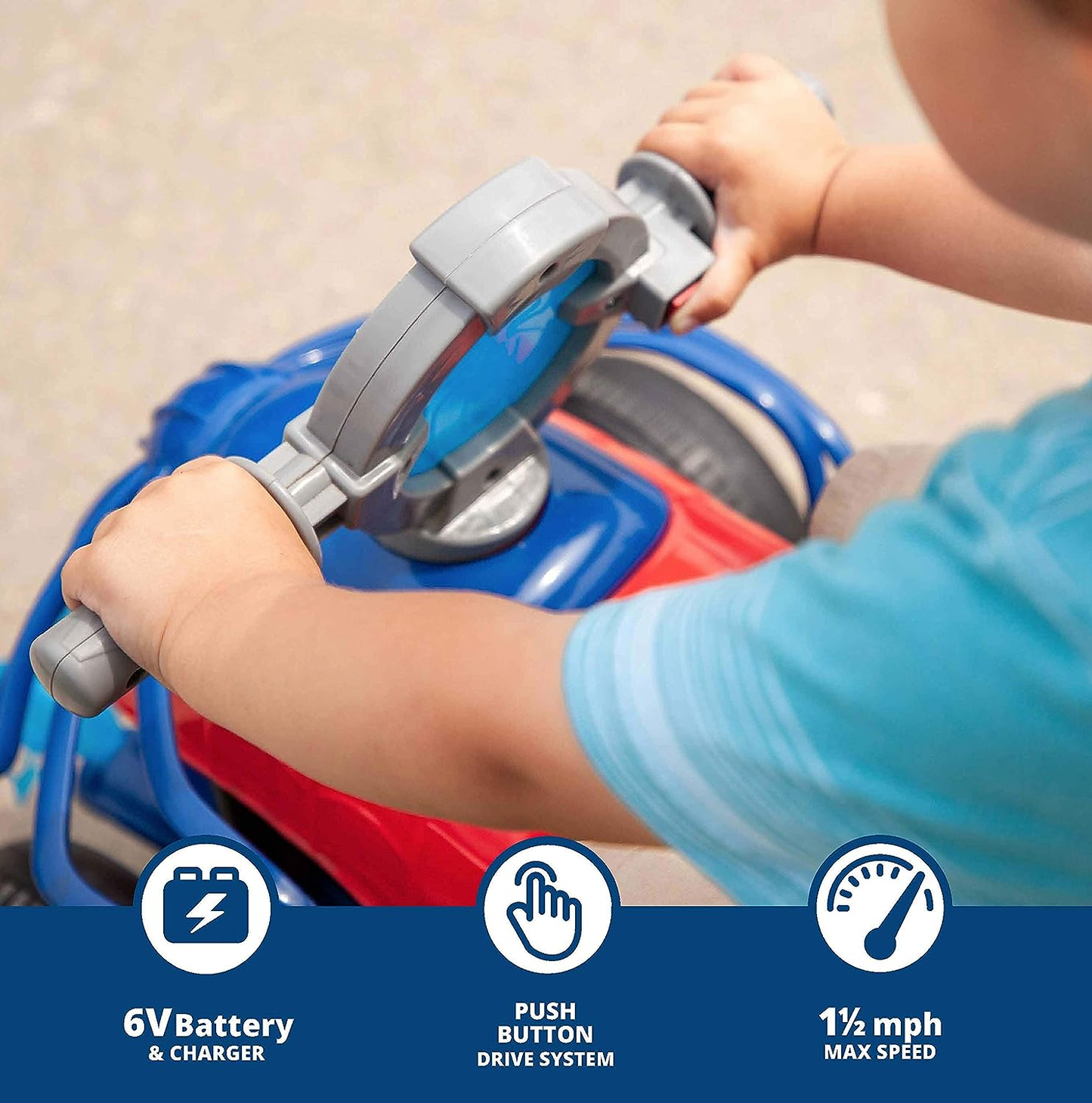 Marvel's Spider-Man Premium Toddler Quad Ride-On for Kids Ages 18-30 Months by Kid Trax