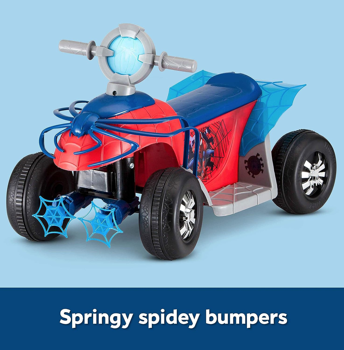 Marvel's Spider-Man Premium Toddler Quad Ride-On for Kids Ages 18-30 Months by Kid Trax