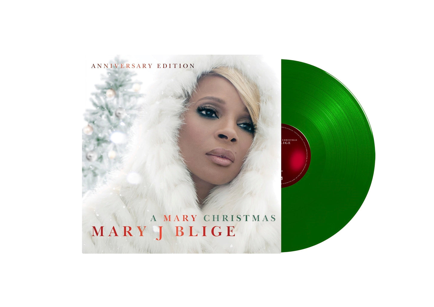 Mary J. Blige A Mary Christmas (Anniversary Edition) [Translucent Green 2 LP] [Vinyl]