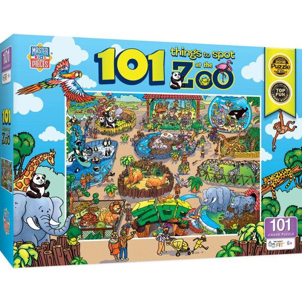 101 Things to Spot - At the Zoo - 101 Piece Puzzle