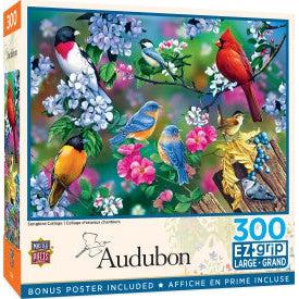 Audubon - Songbird Collage - 300 Piece EZGrip Puzzle