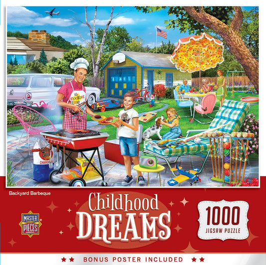 Childhood Dreams - Backyard BBQ - 1000 Piece Puzzle