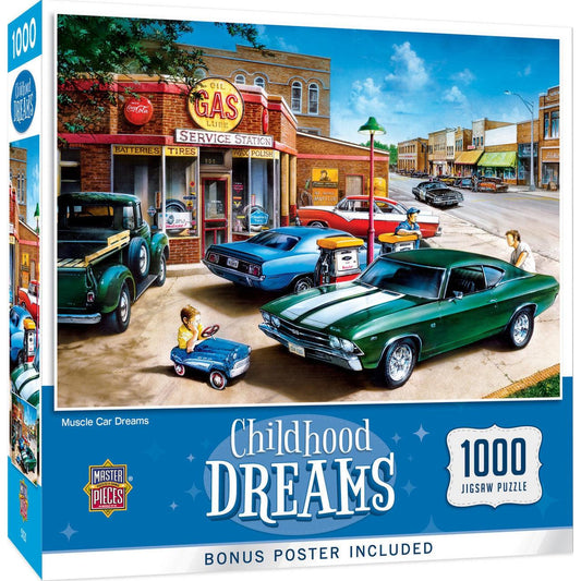 Childhood Dreams - Muscle Car Dreams - 1000 Piece Puzzle