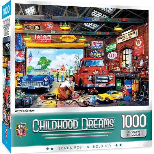 Childhood Dreams - Wayne's Garage - 1000 Piece Puzzle