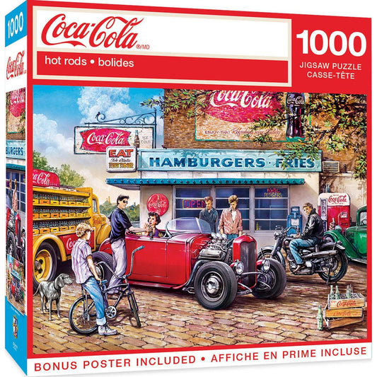 Coca-Cola - Hot Rods - 1000 Piece Puzzle