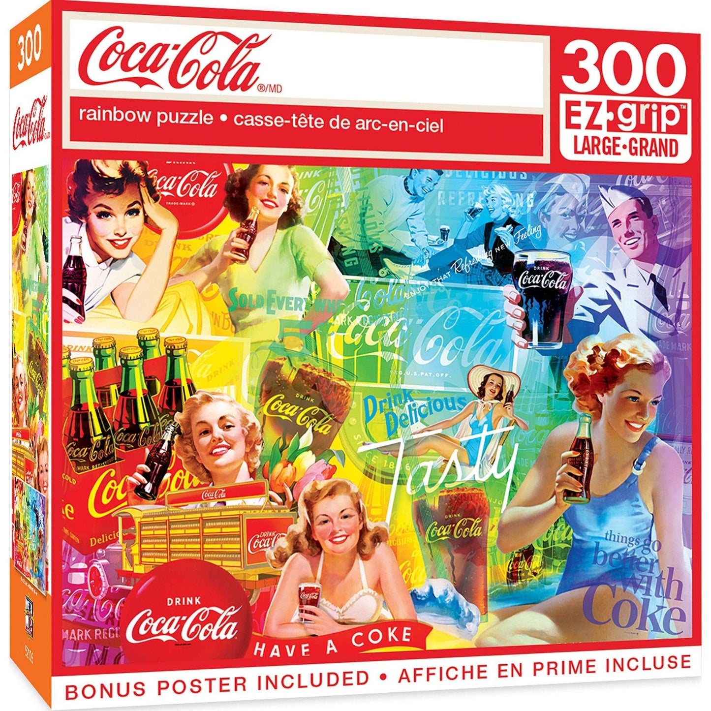 Coca-Cola - Rainbow - 300 Piece EzGrip Puzzle