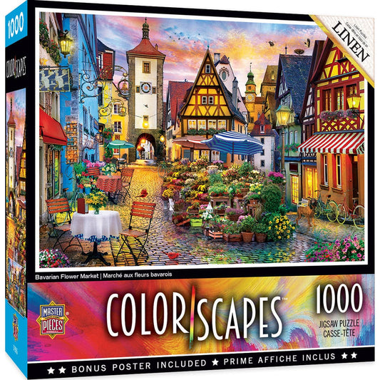 Colorscapes - Bavarian Flower Market - 1000 Piece Puzzle