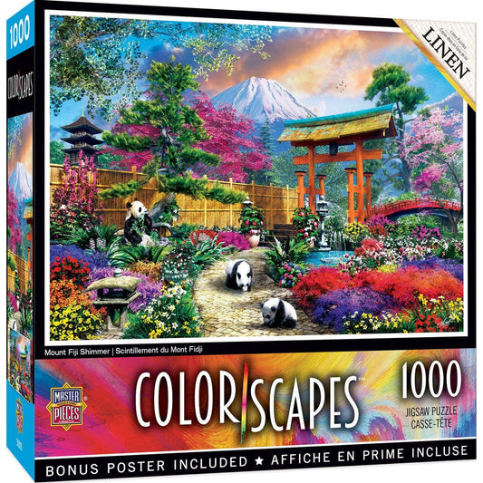 Colorscapes - Mount Fuji Shimmer - 1000 Piece Puzzle