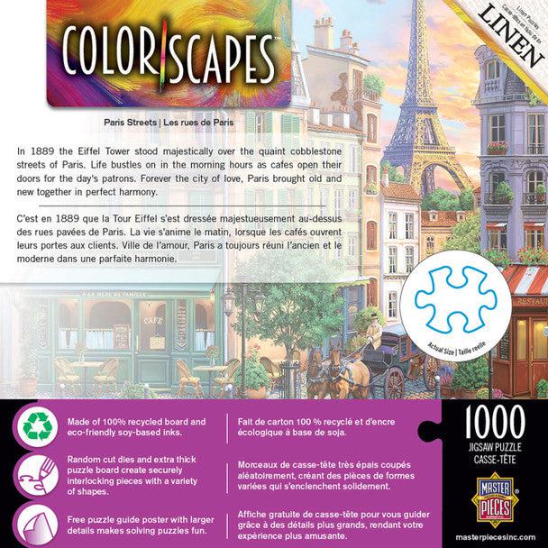 Colorscapes - Paris Streets - 1000 Piece Puzzle