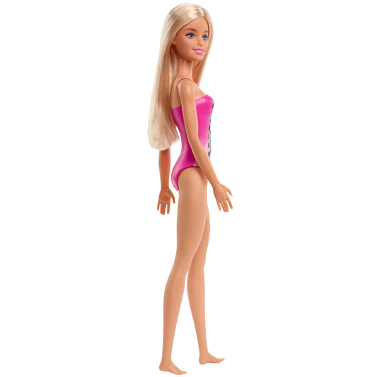Barbie Beach Doll Blonde Hair with Pink Suit