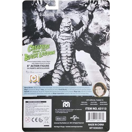 Mego Action Figure 8 Inch B&W Creature From The Black Lagoon - Golden Apple Comics