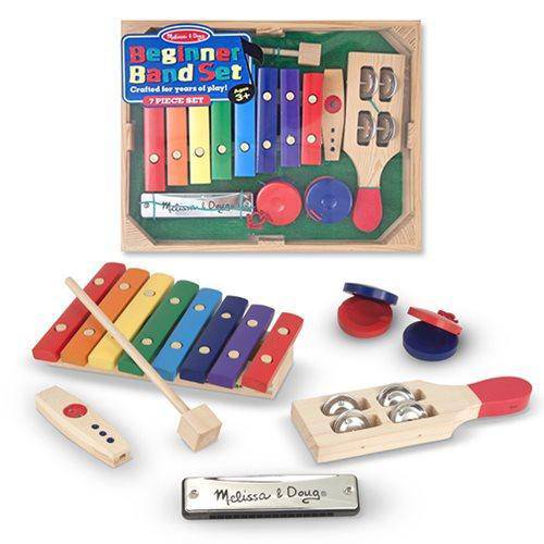 Melissa & Doug- Beginner Band Set Toy Musical Instruments