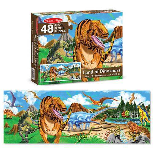 Melissa & Doug- Land of Dinosaur Floor Puzzle