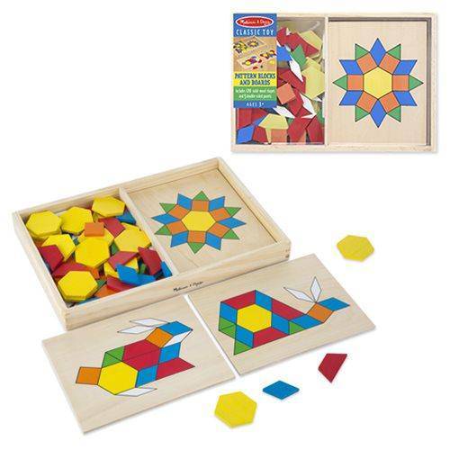 Melissa & Doug - Pattern Blocks And Boards