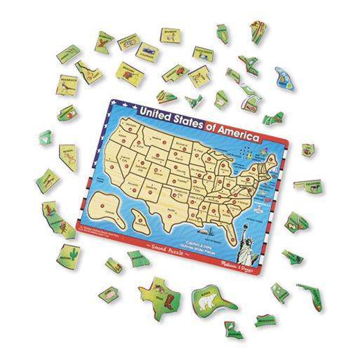 Melissa & Doug - U.S.A. Map Sound Puzzle