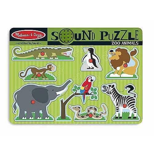 Melissa & Doug-Zoo Animals Sound Puzzle