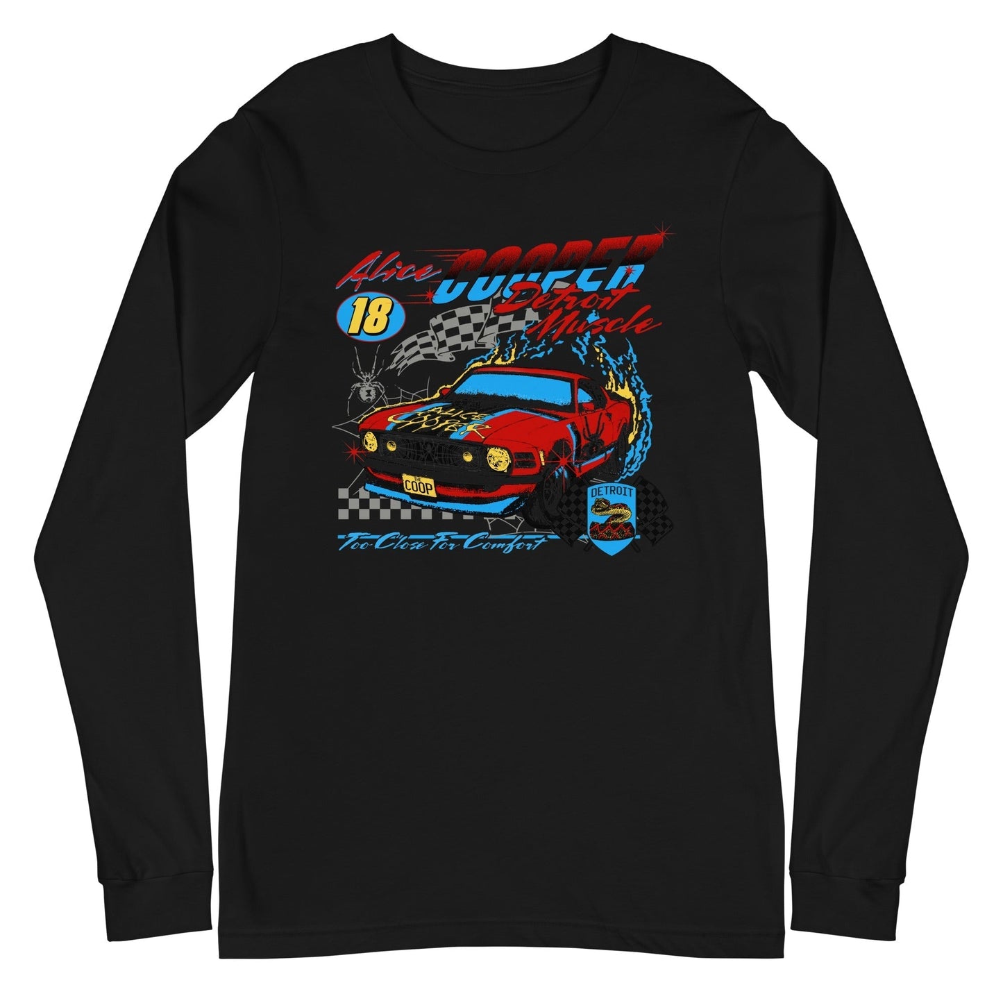 Alice Cooper - Racecar Long Sleeve T-Shirt ()