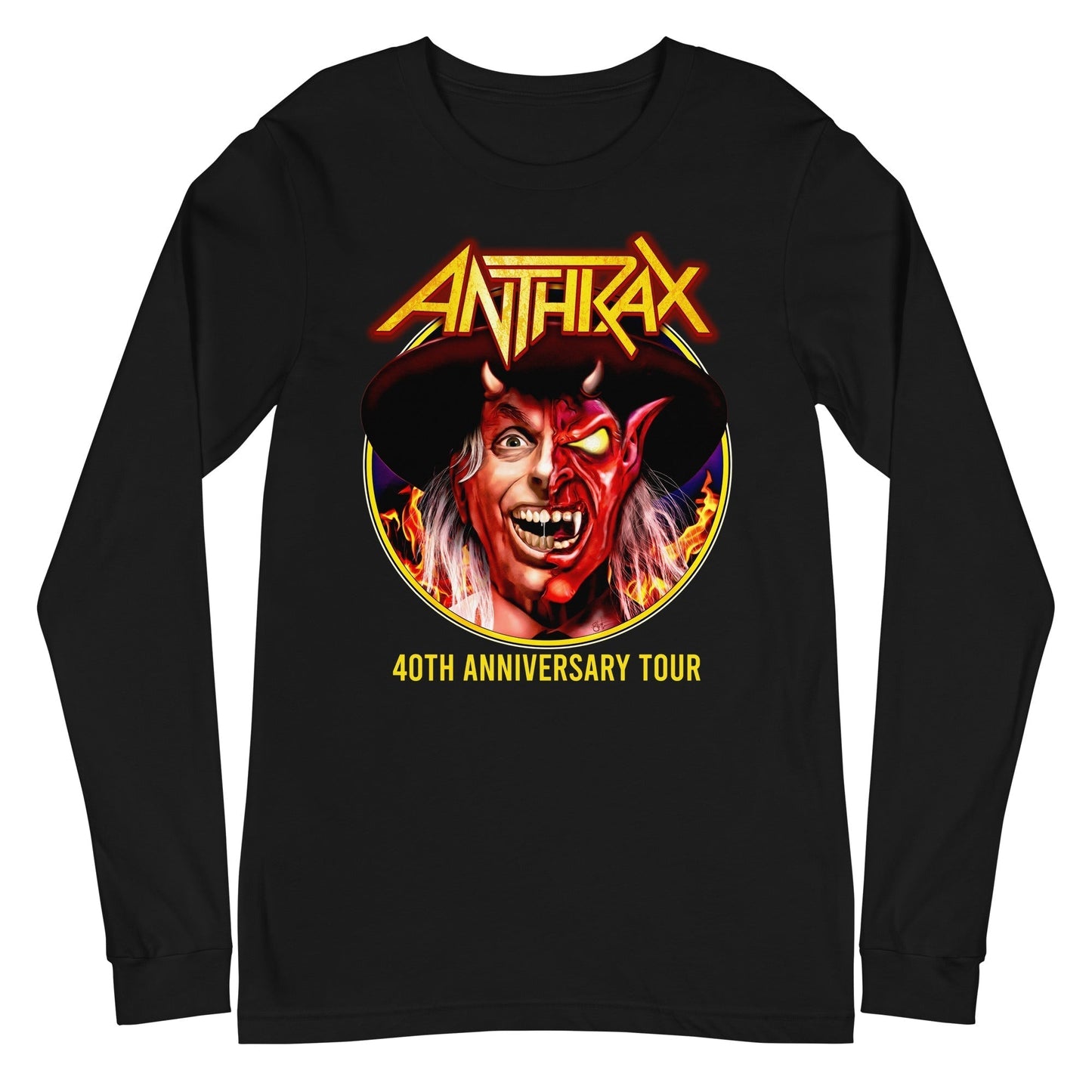 Anthrax - Half Devil Long Sleeve T-Shirt ()