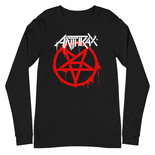 Anthrax - Pentagram Logo Long Sleeve T-Shirt ()