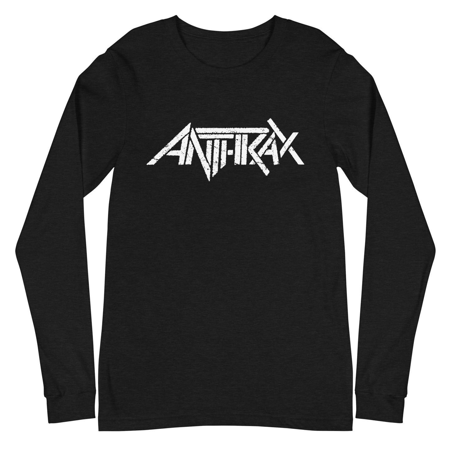 Anthrax - White Classic Logo Long Sleeve T-Shirt ()