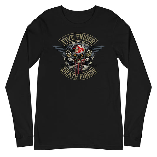 Five Finger Death Punch - Crossbones Long Sleeve T-Shirt ()
