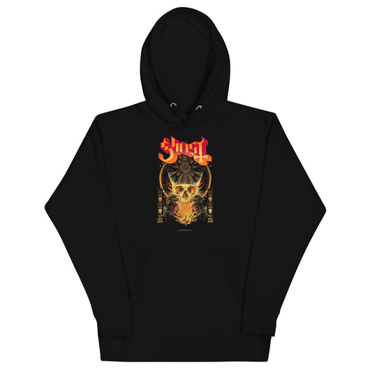 Ghost - Flaming Logo Hoodie ()