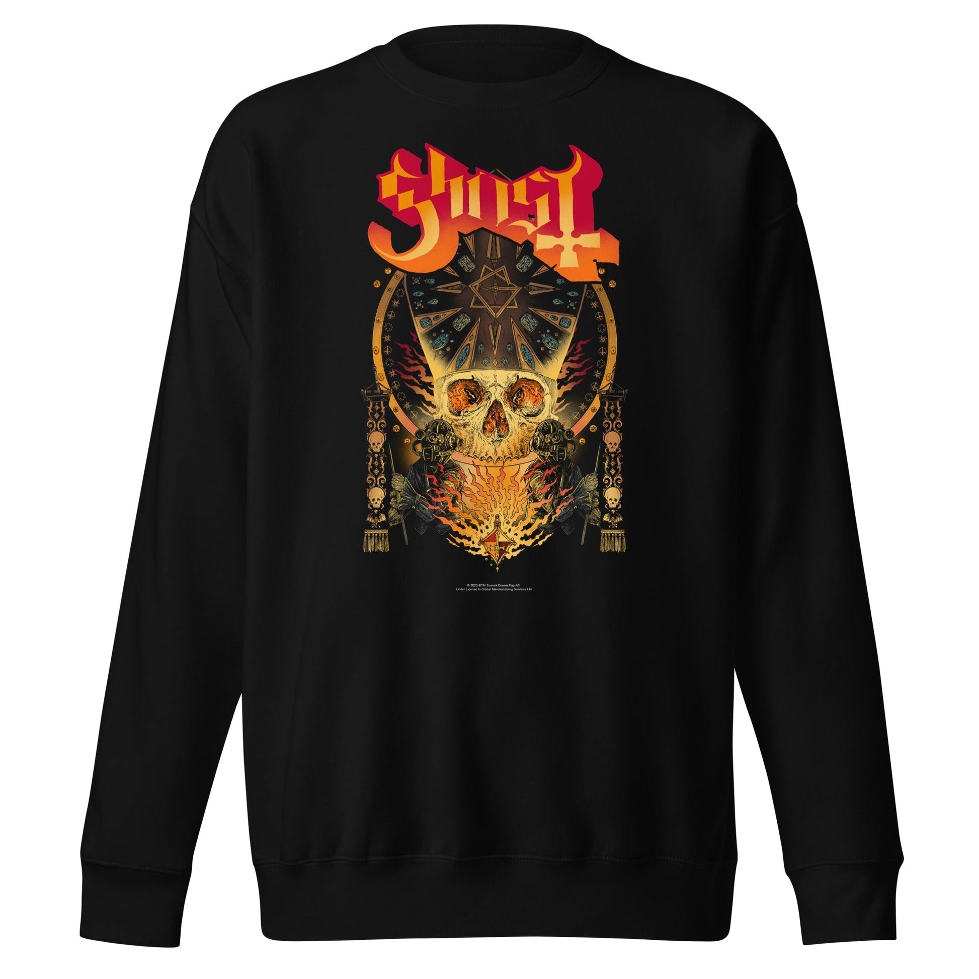 MerchMoment Ghost - Flaming Logo Sweatshirt [Apparel] - Golden Apple Comics