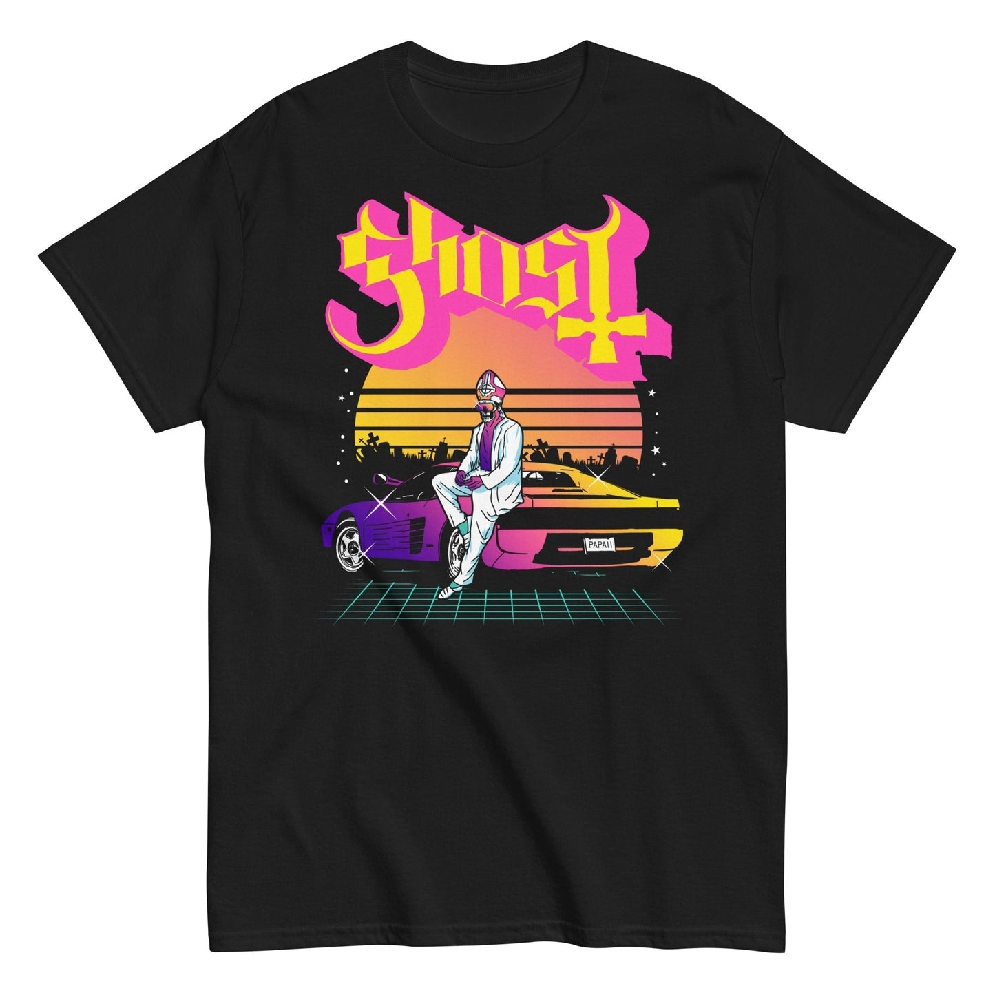 Ghost - Sunset Car T-Shirt ()