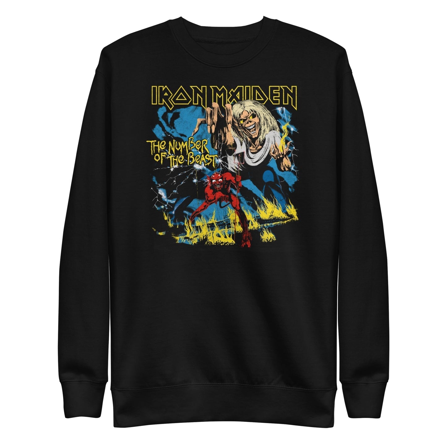MerchMoment Iron Maiden - The Number of the Beast Sweatshirt [Apparel] - Golden Apple Comics