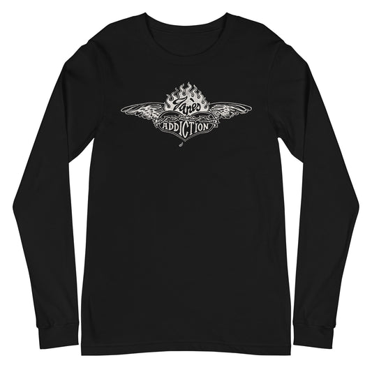 Jane's Addiction - Badge Logo Long Sleeve T-Shirt ()