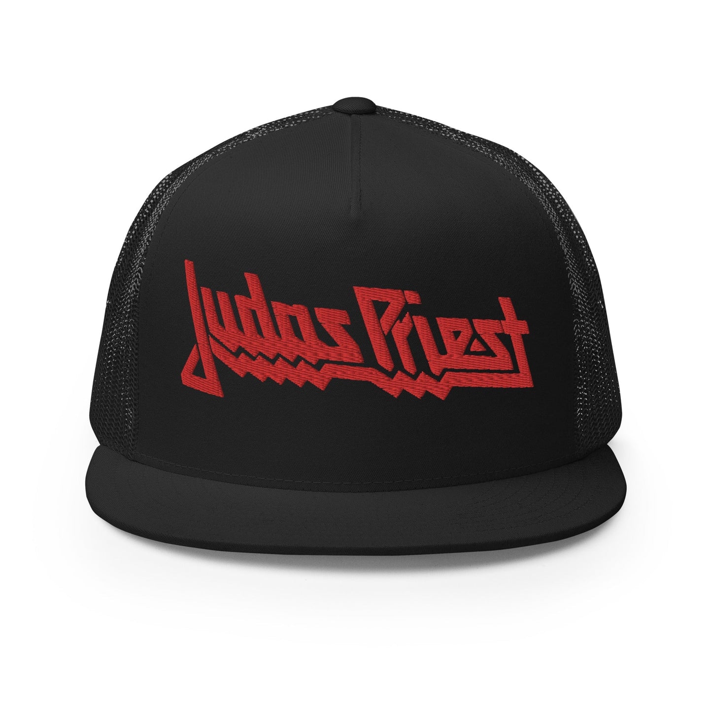 Judas Priest Electric Red Logo Embroidered Trucker Hat ()