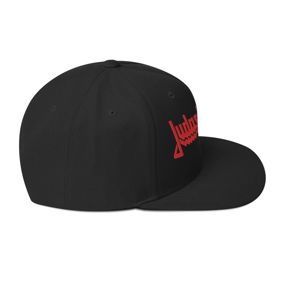 MerchMoment Judas Priest Red Logo Embroidered Snapback Hat [Apparel] - Golden Apple Comics