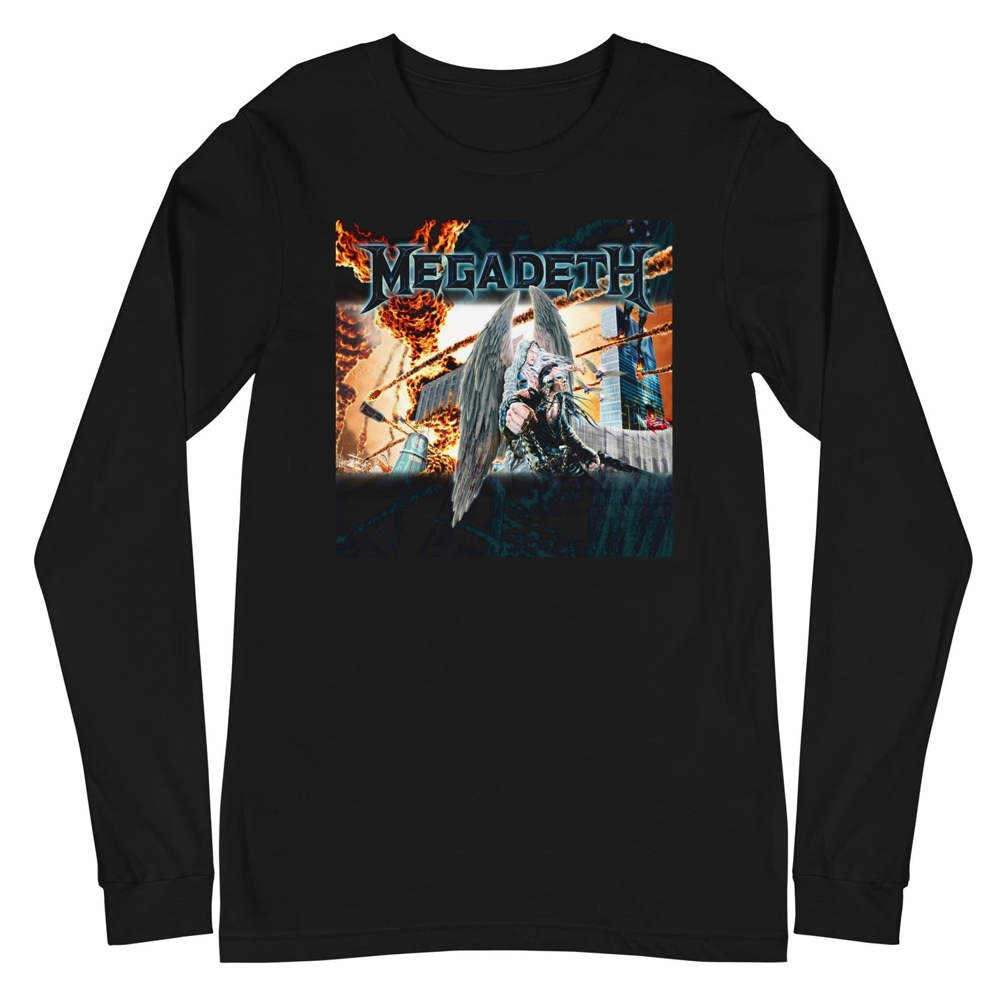 MerchMoment Megadeth - Angel Flames Long Sleeve T-Shirt [Apparel] - Golden Apple Comics