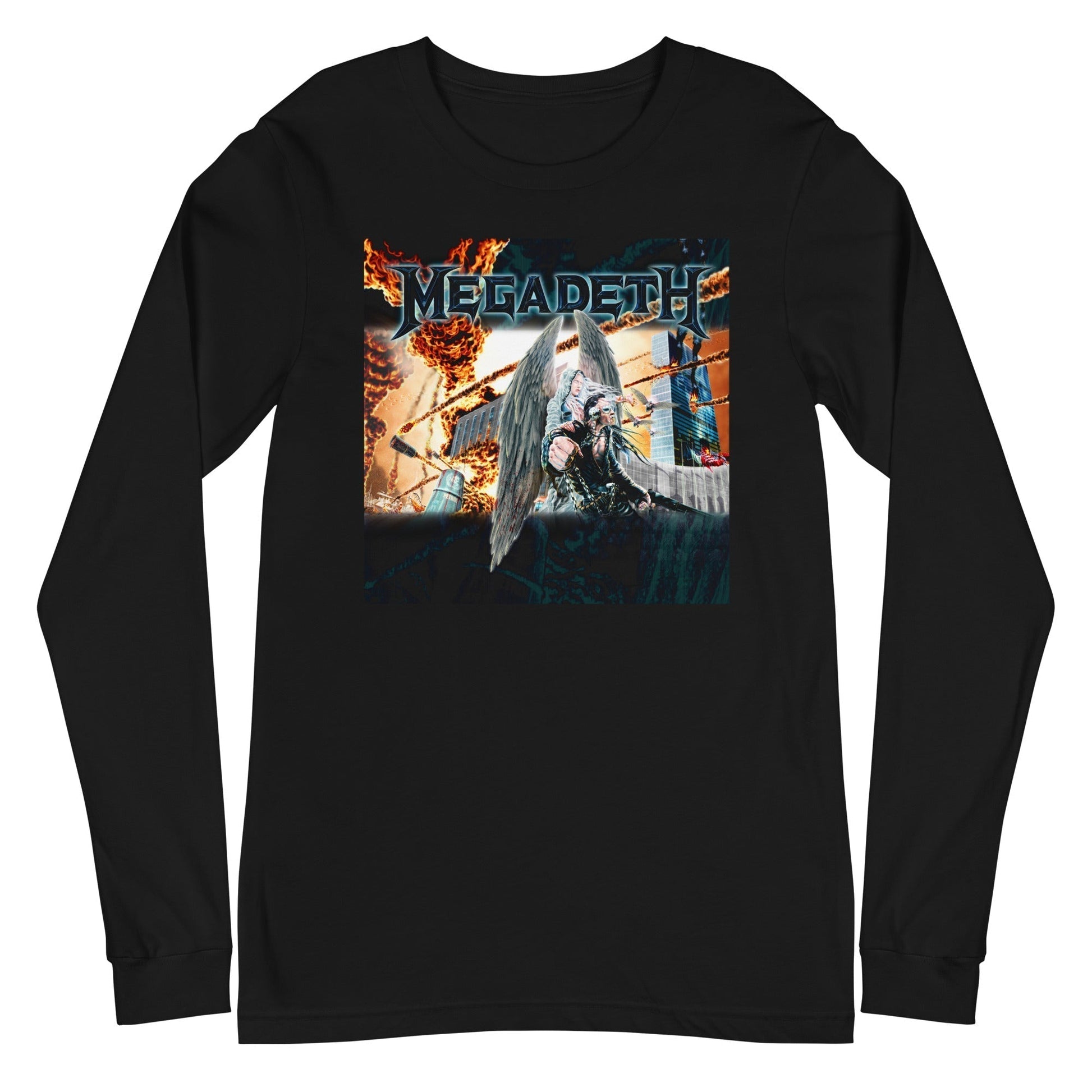 MerchMoment Megadeth - Angel Flames Long Sleeve T-Shirt [Apparel] - Golden Apple Comics