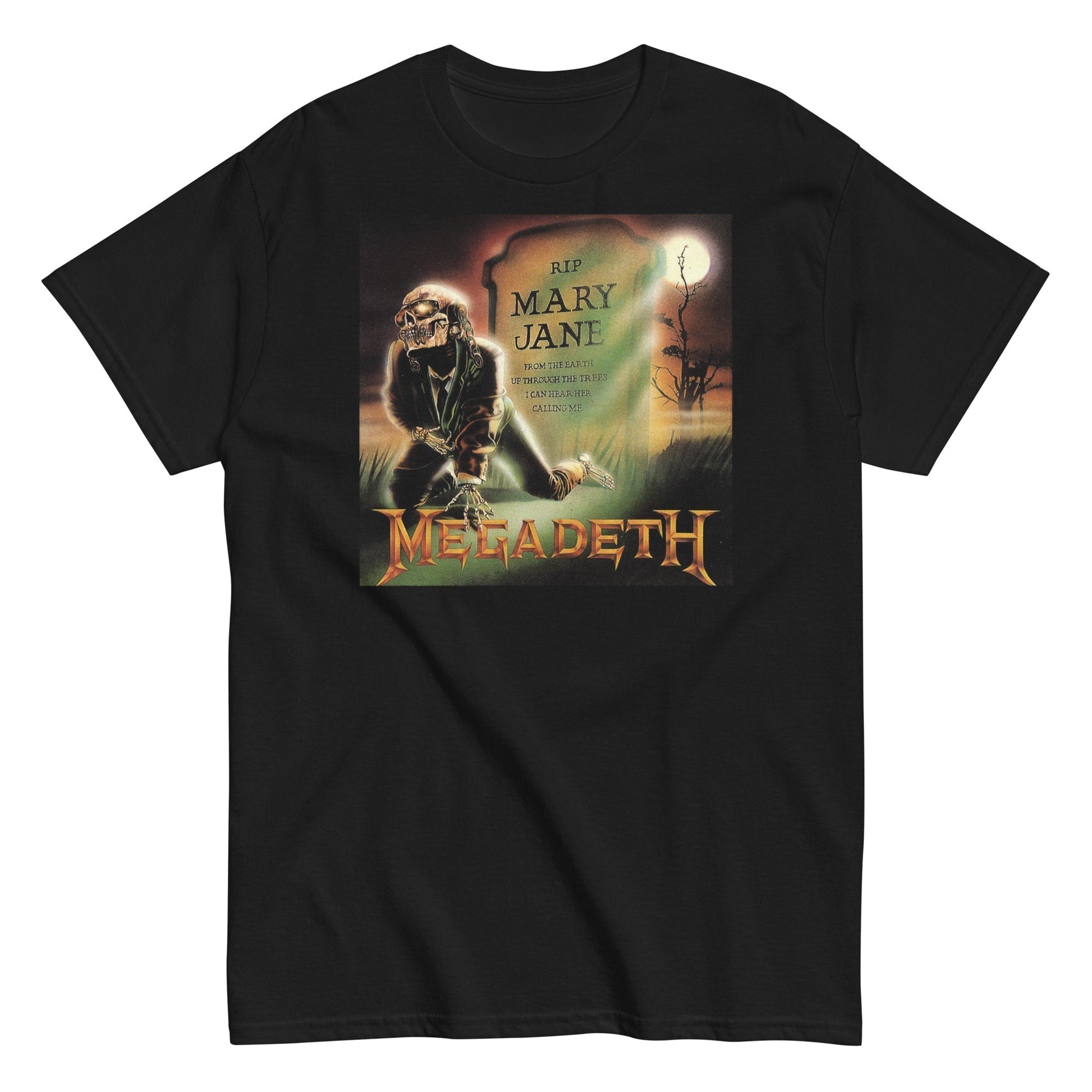 MerchMoment Megadeth - R.I.P. Mary Jane T-Shirt [Apparel] - Golden Apple Comics