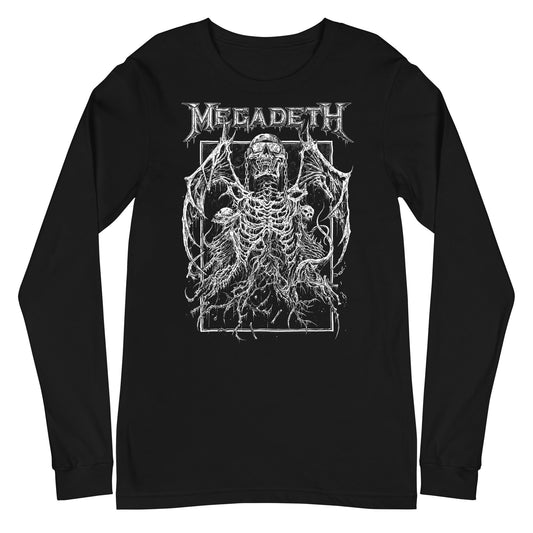 Megadeth - Skeleton Wings Long Sleeve T-Shirt ()