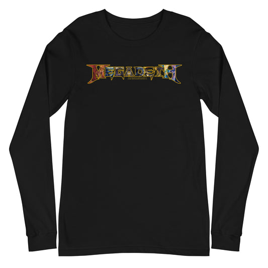 Megadeth - Vic Lettered Logo Long Sleeve T-Shirt ()