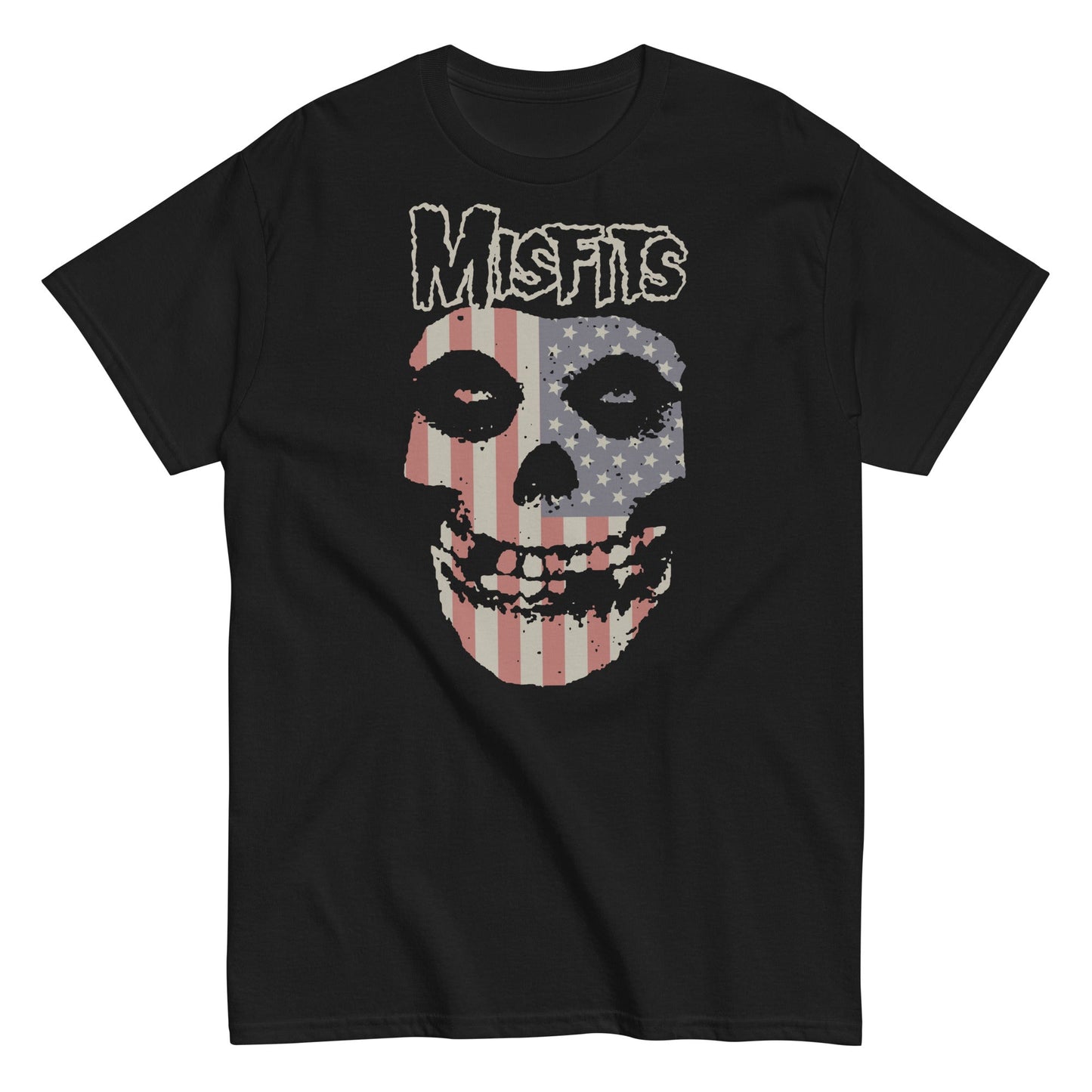 Misfits - USA Skull T-Shirt ()