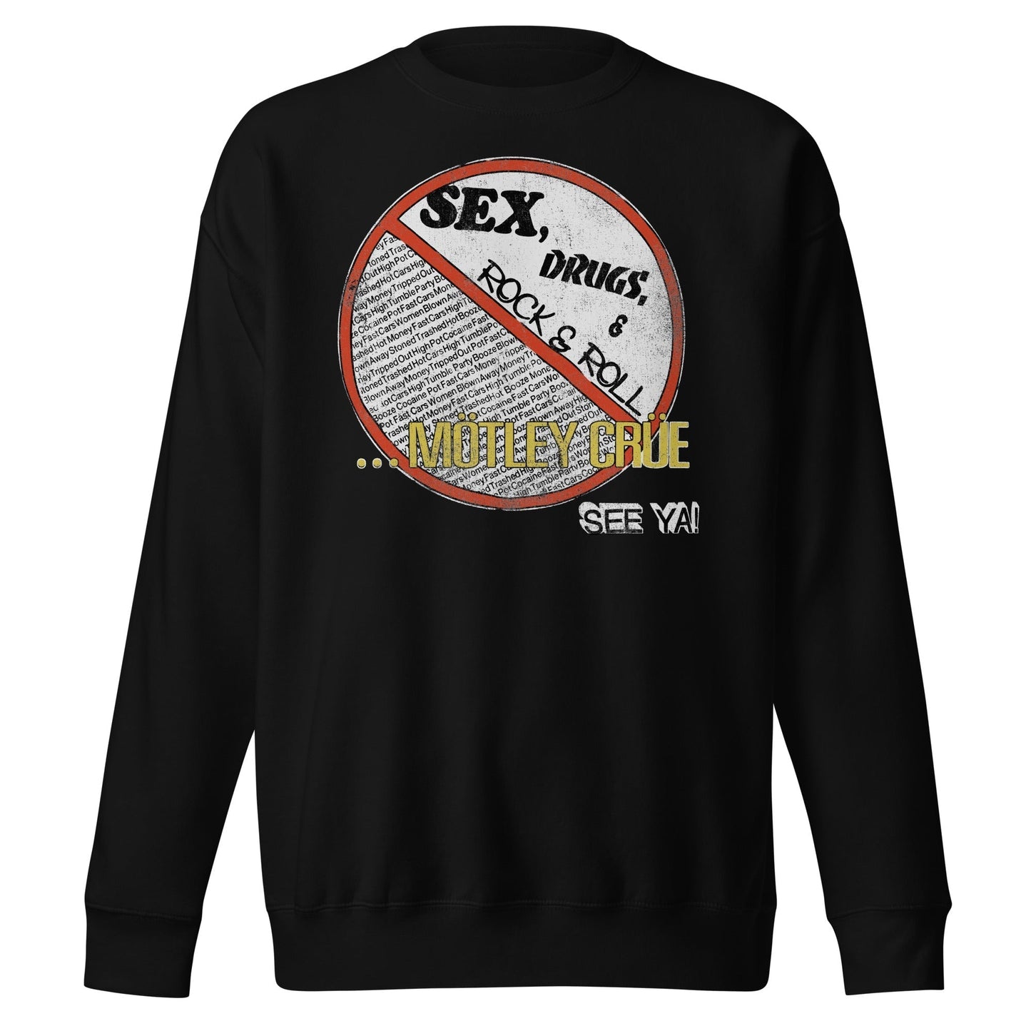 MerchMoment Motley Crue - No Fun Tour '84 Sweatshirt [Apparel] - Golden Apple Comics