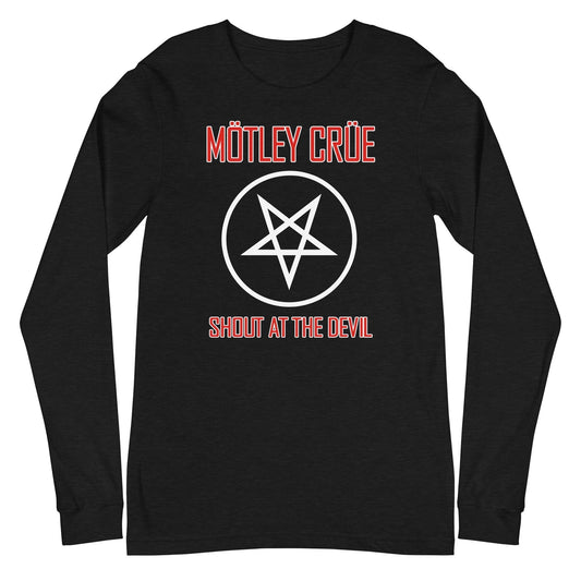 Motley Crue - Pentagram Shout Long Sleeve T-Shirt ()