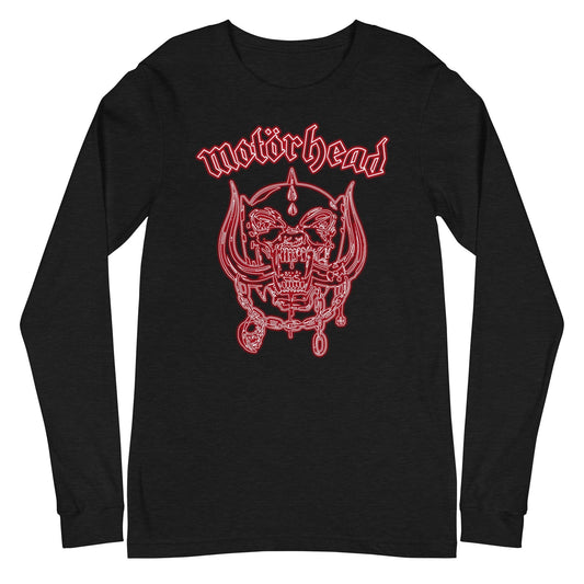 Motorhead - Neon Red Warpig Long Sleeve T-Shirt ()