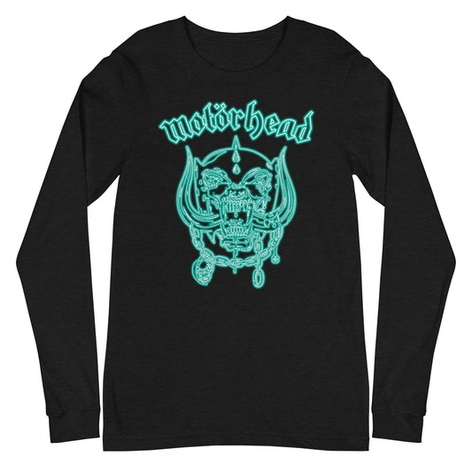 Motorhead - Neon Teal Warpig Long Sleeve T-Shirt ()