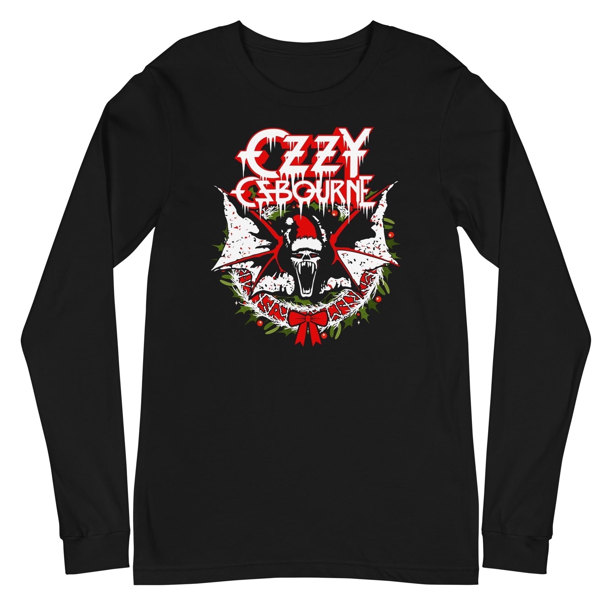 MerchMoment Ozzy Osbourne - Christmas Long Sleeve T-Shirt [Apparel] - Golden Apple Comics