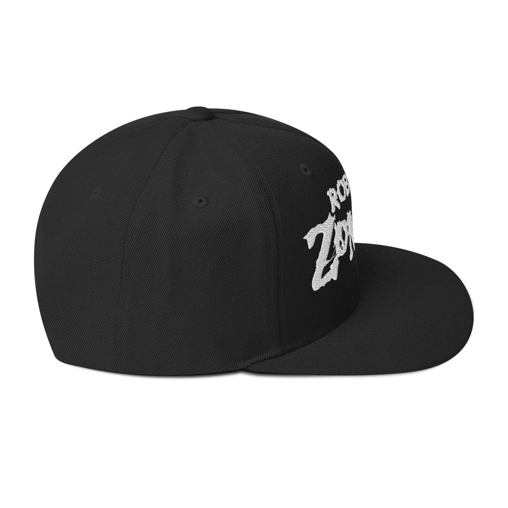 MerchMoment Rob Zombie Classic Logo Black Embroidered Snap Back Hat [Apparel] - Golden Apple Comics