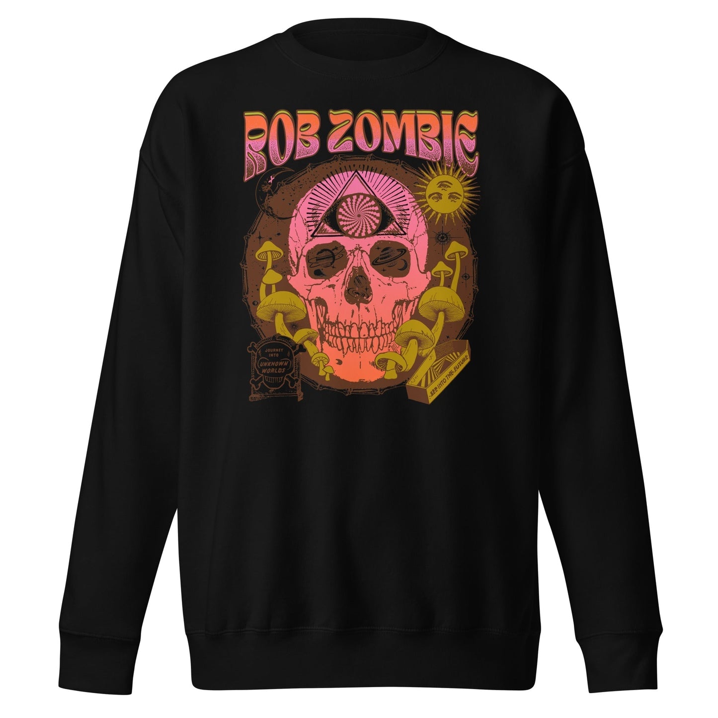MerchMoment Rob Zombie - Hippie Skull Sweatshirt [Apparel] - Golden Apple Comics