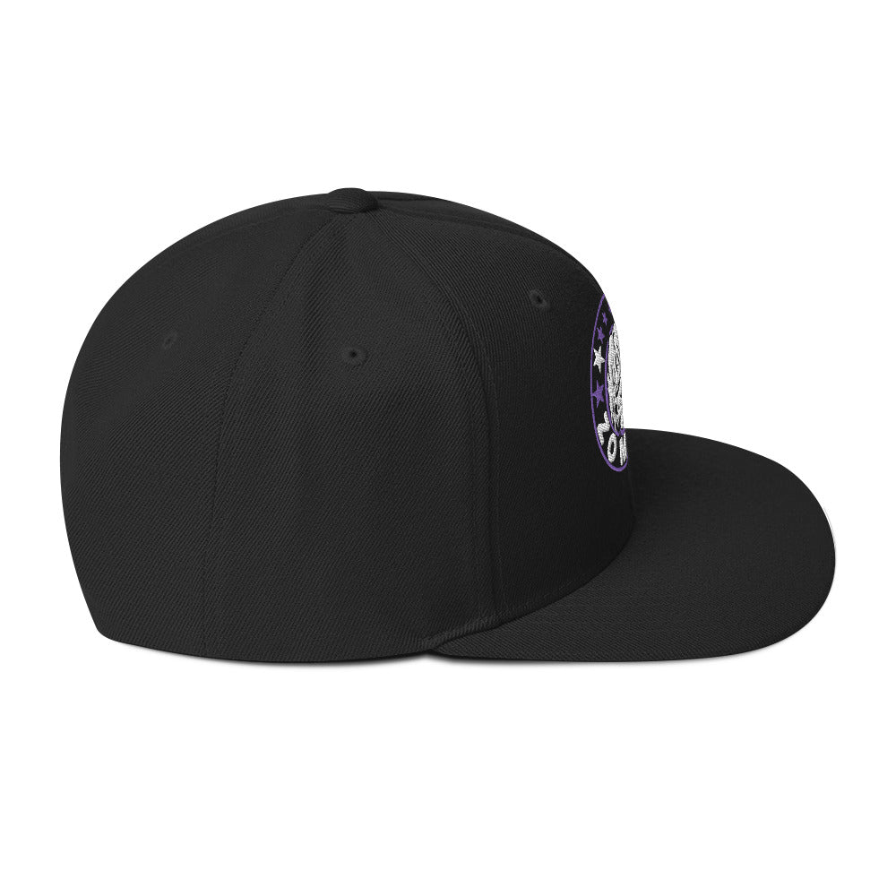 MerchMoment Rob Zombie Staring Black Embroidered Snap Back Hat [Apparel] - Golden Apple Comics