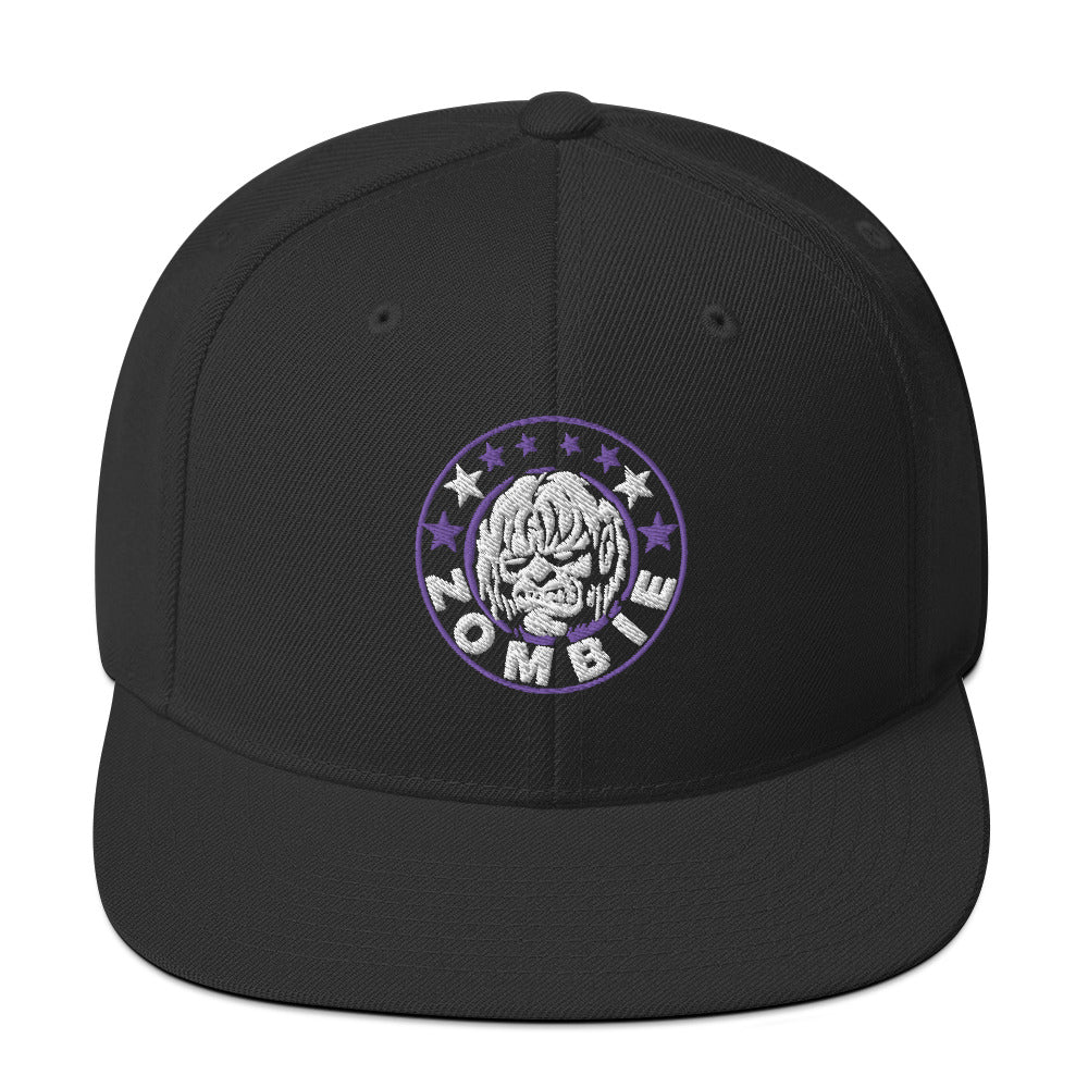 MerchMoment Rob Zombie Staring Black Embroidered Snap Back Hat [Apparel] - Golden Apple Comics