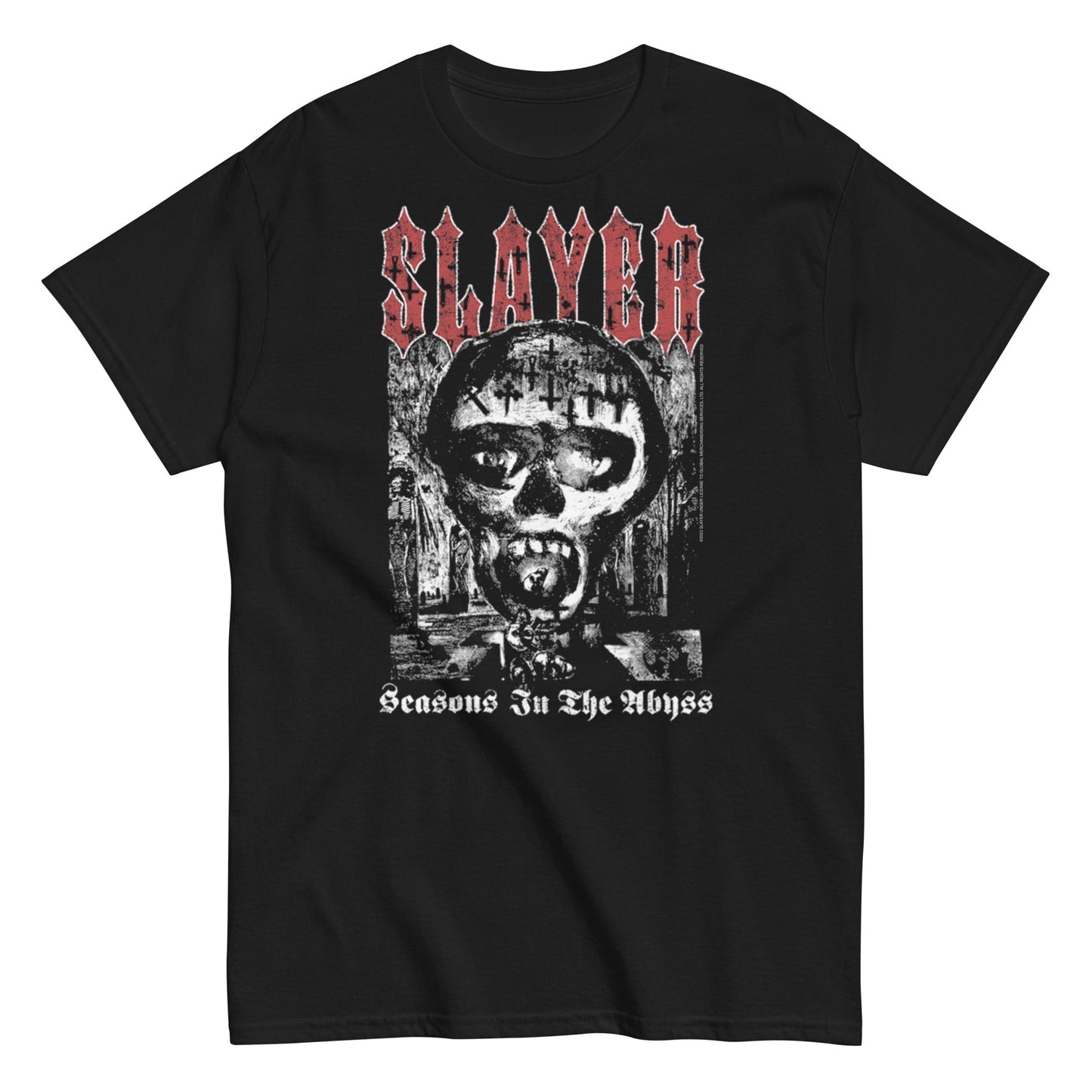 MerchMoment Slayer - Seasons in the Abyss T-Shirt [Apparel] - Golden Apple Comics