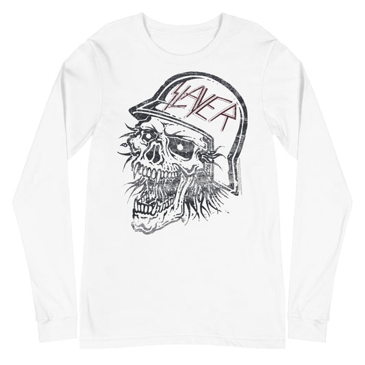 Slayer - Stamped Skull Long Sleeve T-Shirt ()