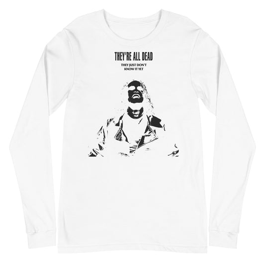 The Crow - Black Outline Long Sleeve T-Shirt ()